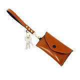 TADO VITO Unisex Leather Card Wallet Case Brown