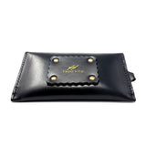 TADO VITO UNISEX LEATHER CARD WALLET CASE BLACK