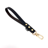 Dark Blue Leather Card Wallet Case Holder Unisex