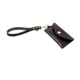TADO VITO Unisex Leather Card Wallet Case Holder Dark Brown