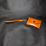 Brown Leather Card Wallet Case Holder Unisex