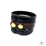 Personalised Leather Bracelet Unisex Personalised gift