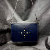 Kender Leather Clutch With Detachable Chain