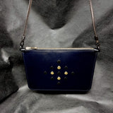 Kender Leather Clutch With Detachable Chain