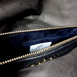 Kender Leather Clutch With Detachable Chain
