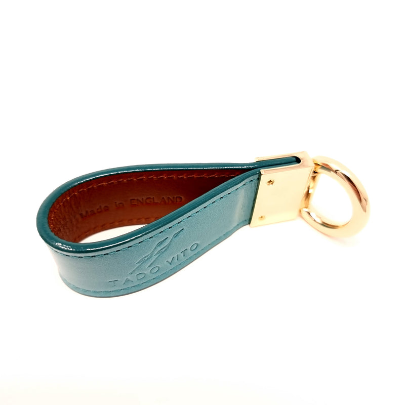 TADO VITO Turquoise Leather Keyring
