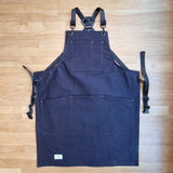 Navy Cotton Canvas Drill Apron
