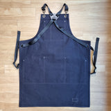 Navy Cotton Canvas Drill Apron