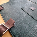 Green Lamb Leather Vest
