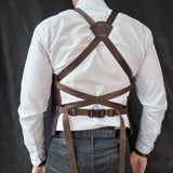 Purple Lamb Leather Vest