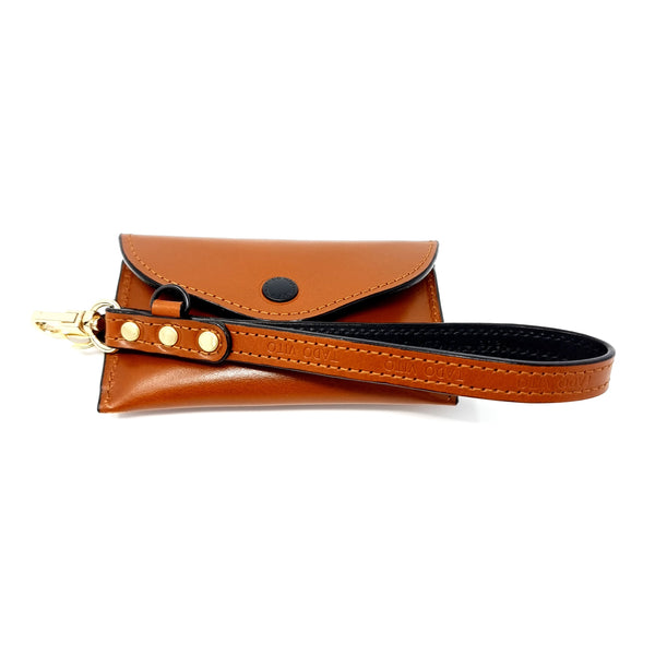 TADO VITO Unisex Leather Card Wallet Case Brown
