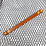 TADO VITO Unisex Leather Bracelet Reptile Snake White & Brown