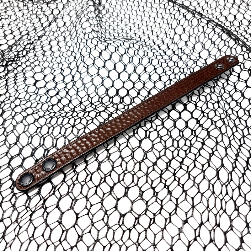 TADO VITO Unisex Leather Hand Carved Bracelet Reptile 3D Embossed Brown