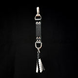 Leather Keyring/Accessory With Fly Fishing Charm Hook