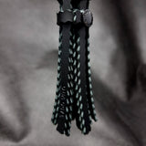 The Shadow Walker Black Leather Tassel Accessory