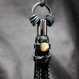 The Shadow Walker Black Leather Tassel Accessory