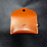 Brown Leather Card Wallet Case Holder Unisex