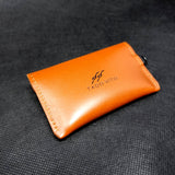 Brown Leather Card Wallet Case Holder Unisex