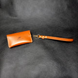 Brown Leather Card Wallet Case Holder Unisex