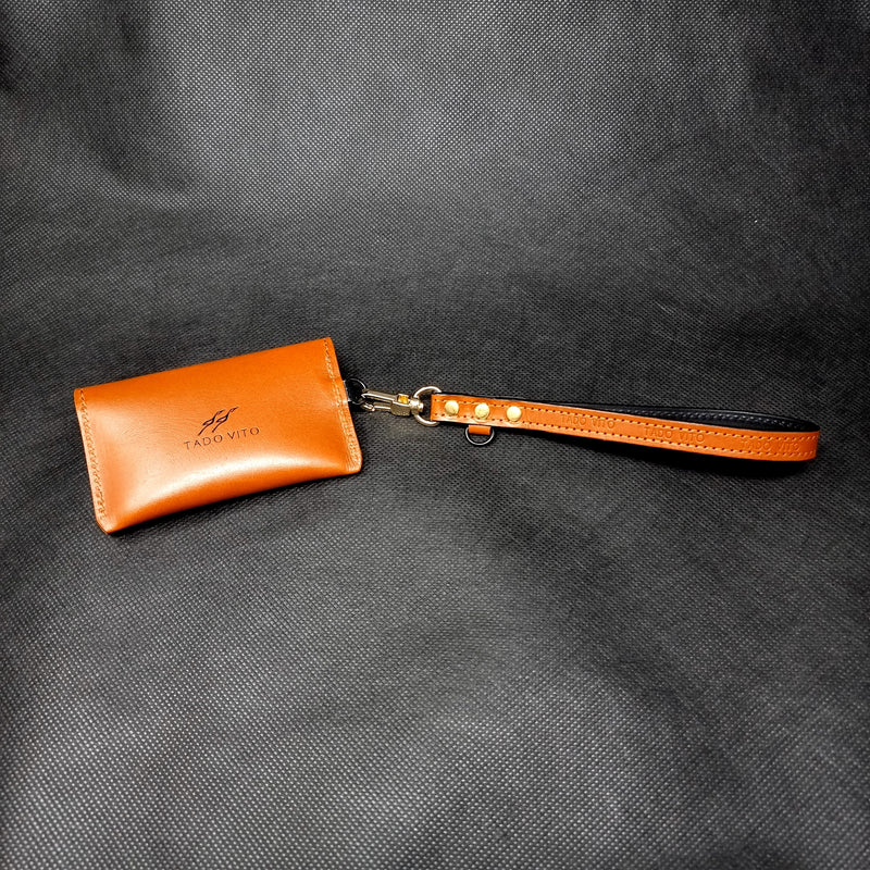 Brown Leather Card Wallet Case Holder Unisex