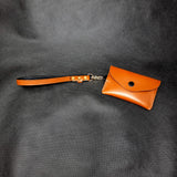 Brown Leather Card Wallet Case Holder Unisex