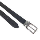 Black Leather Belt Black Buckle