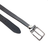 Black Leather Belt Black Buckle