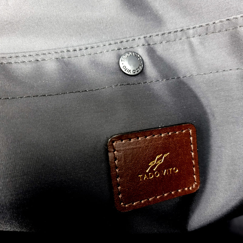 Tado Vito Coated Denim Tote Bag