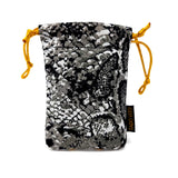 Drawstring Jewellery Pouch Reptile Print