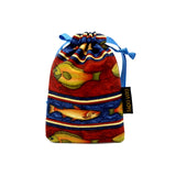 Drawstring Jewellery Pouch Striped Fish