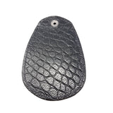 Black Crocodile Embossed Mini Wallet