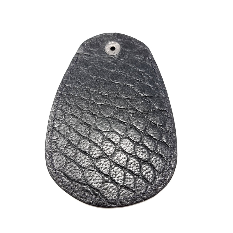 Black Crocodile Embossed Mini Wallet