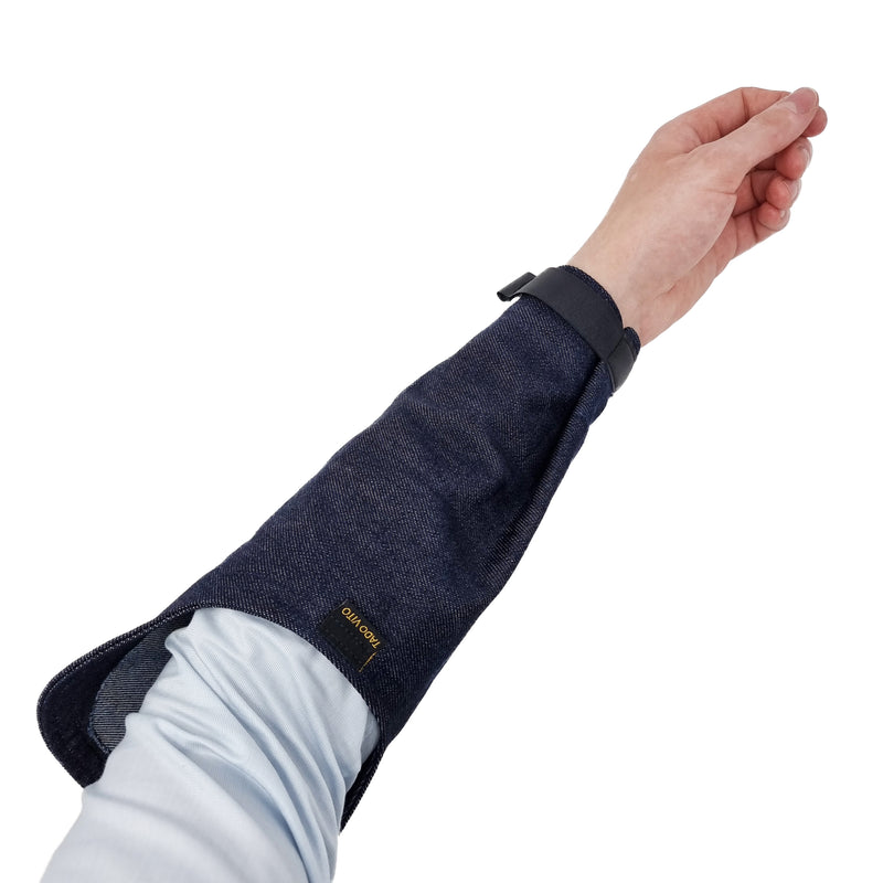 Dark Blue Denim Sleeves