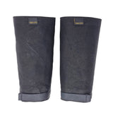 Black Stiff Cotton Canvas Sleeves
