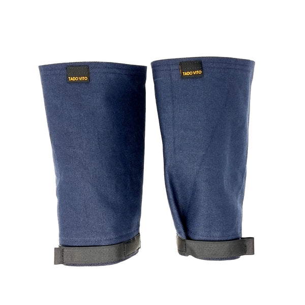 Light Navy Cotton Canvas Sleeves