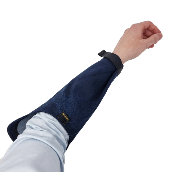 Washed Blue Denim Sleeves