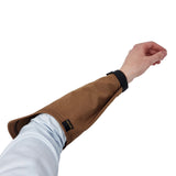 Brown Cotton Canvas Sleeves