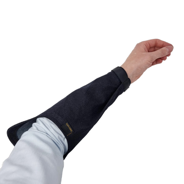Dark Blue Colour Denim Sleeves