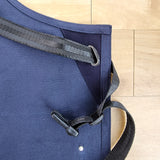 Navy Light Cotton Canvas Apron