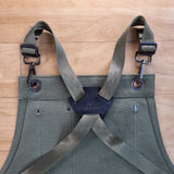 Green Cotton Canvas Apron