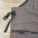 Brown Cotton Canvas Apron