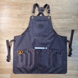 Brown Rubberised Polyester Apron