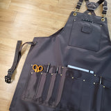Brown Rubberised Polyester Apron