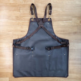 Brown Rubberised Polyester Apron
