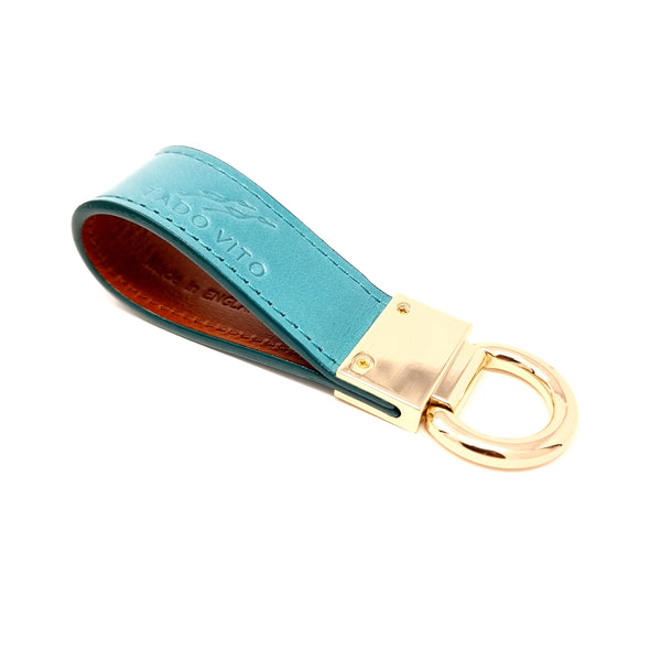 TADO VITO Turquoise Leather Keyring