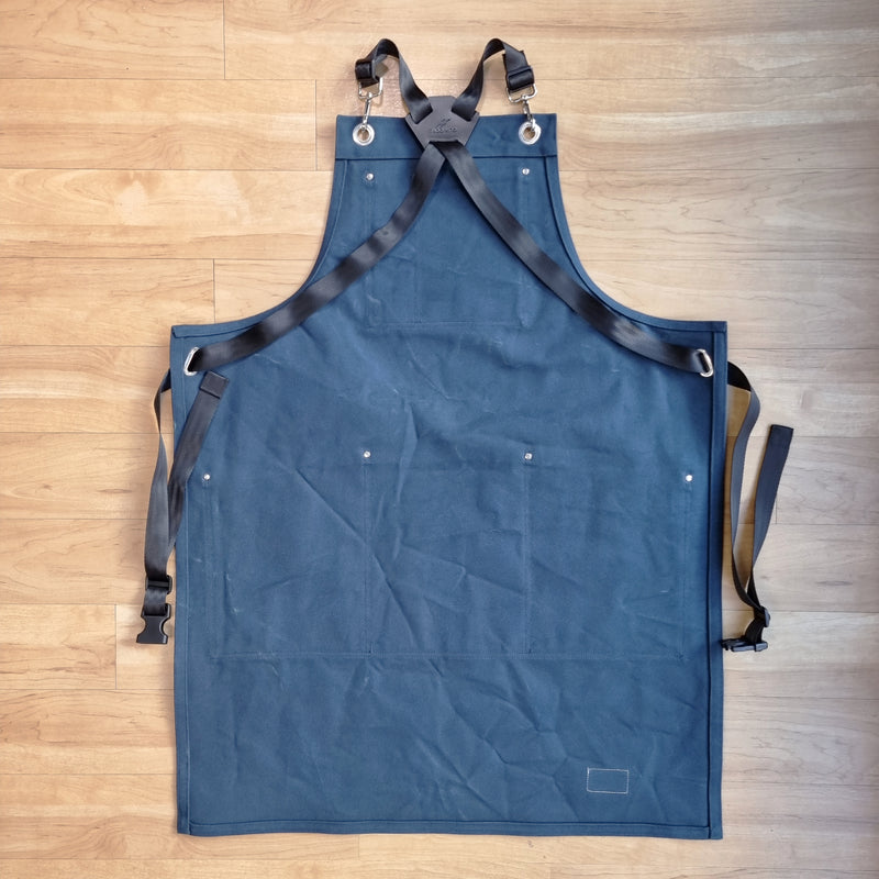 Teal Cotton Canvas Apron