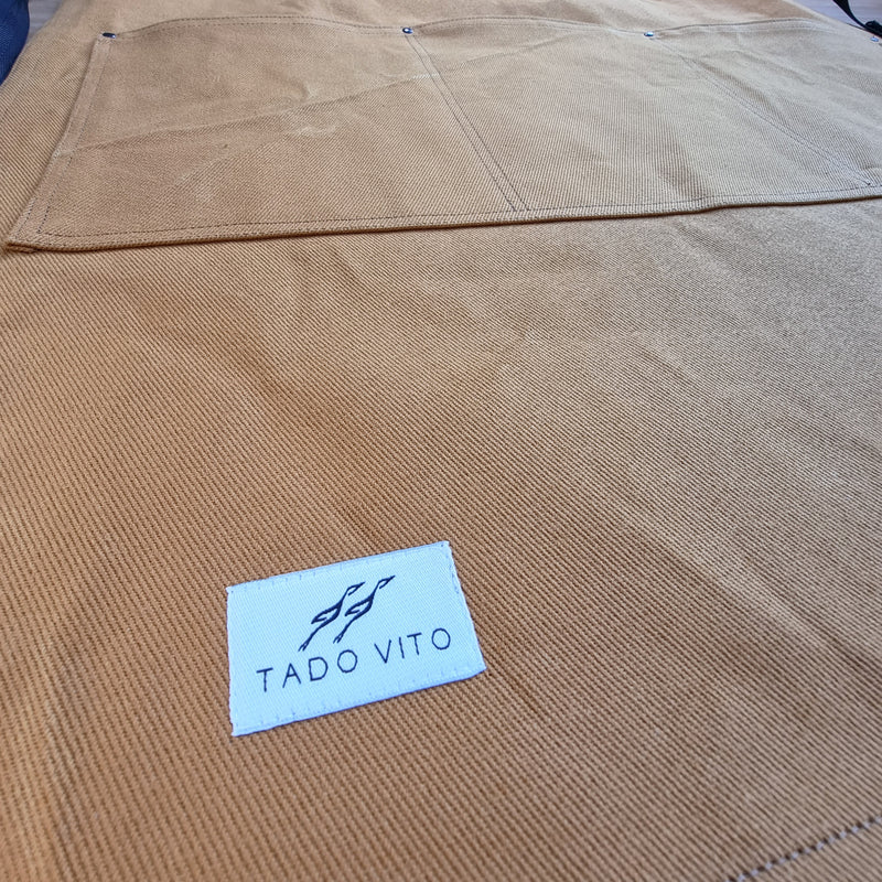 Yellow Cotton Canvas Drill Apron