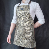 Python Foiled Leather Apron