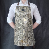 Python Foiled Leather Apron