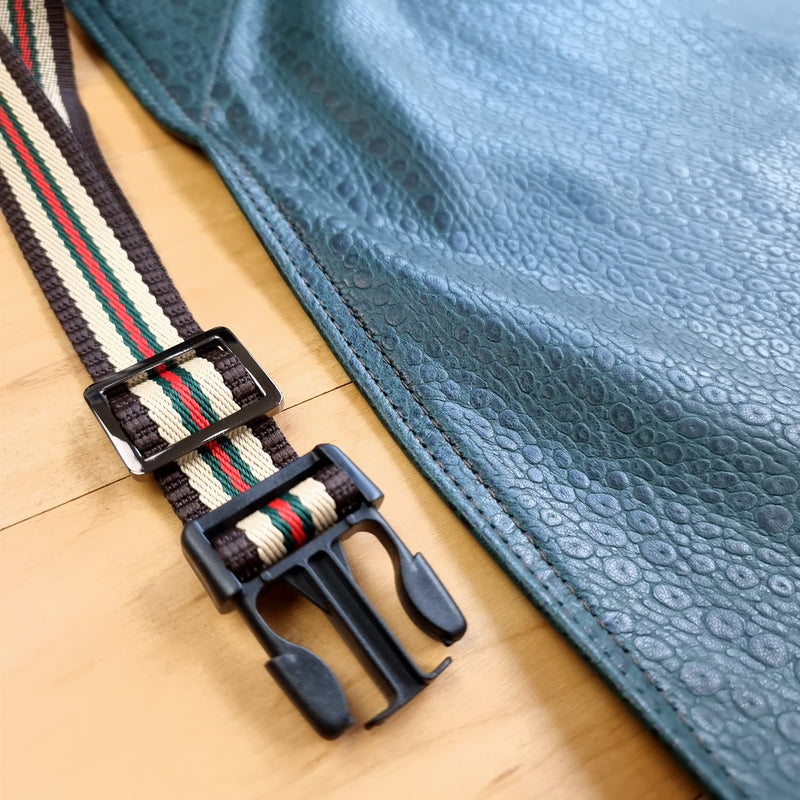 Green Lamb Leather Apron